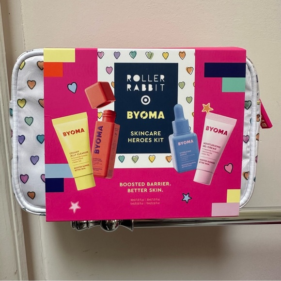 Roller Rabbit x Target - BYOMA Disco Hearts Wave Skincare Set - 90ml/5pc